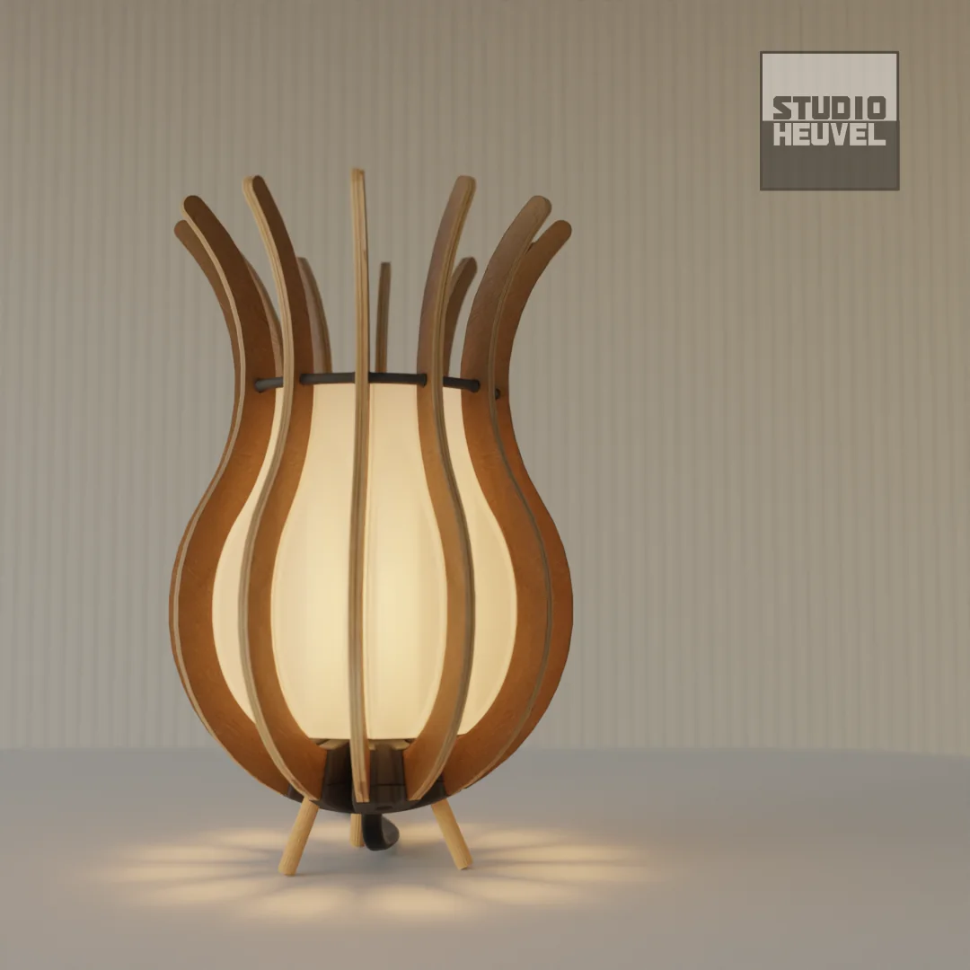 Popped lamp